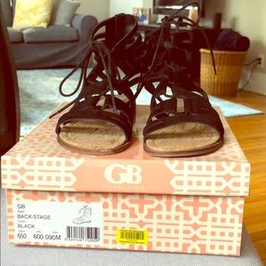 NEVER BEEN WORN Gianni Bini Back-stage sandals.